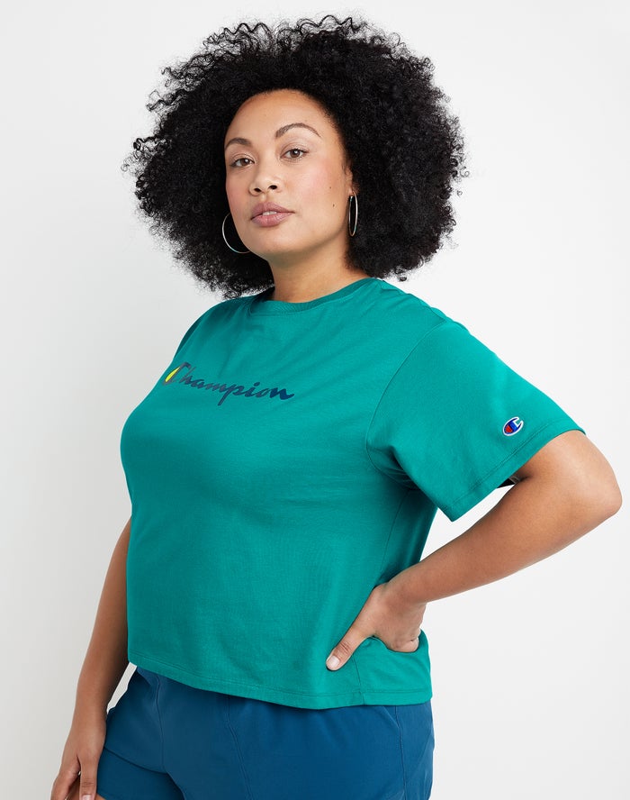 Turquoise champion outlet shirt